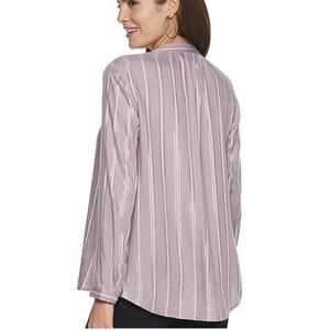 Jennifer Lopez Front Pleat Popover Top